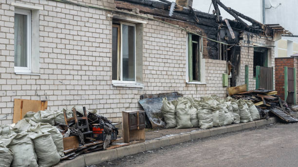 Professional Soot Cleanup technician working in Silver Spring, MD